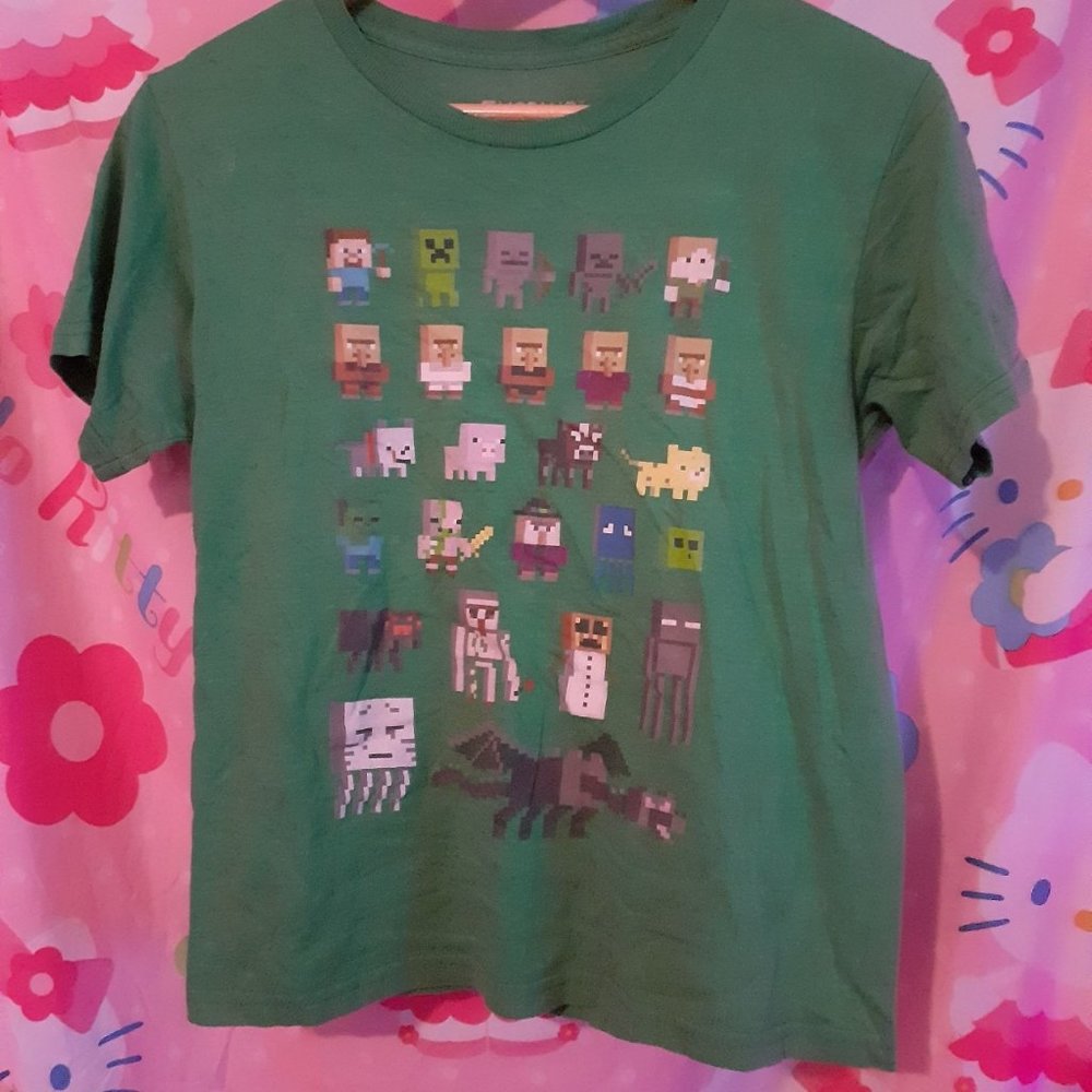 Minecraft Pixel T-Shirt (XS/S)